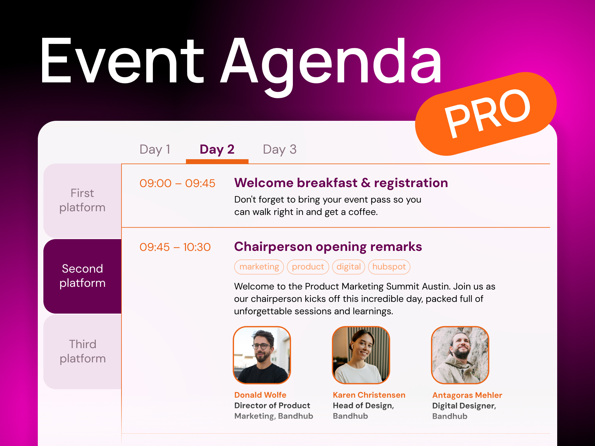 Agenda PRO